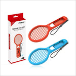 Poignée BODE pour raquette de tennis, manche de jeu NS Game Grip TNS1843 pour Switch, raquette de tennis (rouge et bleu)