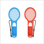 Poignée BODE pour raquette de tennis, manche de jeu NS Game Grip TNS1843 pour Switch, raquette de tennis (rouge et bleu)
