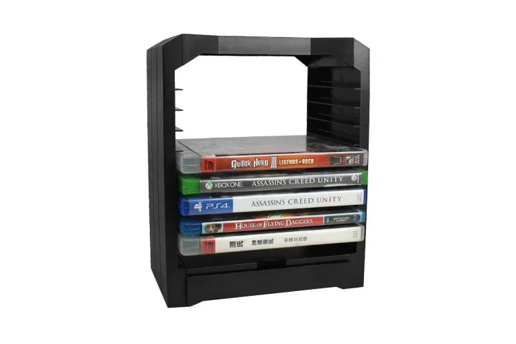 Boîte de rangement pour accessoires de jeu PS4 (disques de jeu, panneau hôte, etc.)