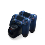 Station d'accueil double chargeur USB avec indicateur LED pour manette sans fil PS4, SND-401