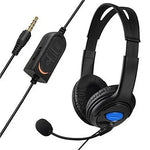 Casque audio bilatéral large pour PS4, casque de chat vocal Internet pour PS4, grand casque