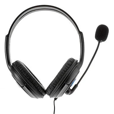Casque audio bilatéral large pour PS4, casque de chat vocal Internet pour PS4, grand casque