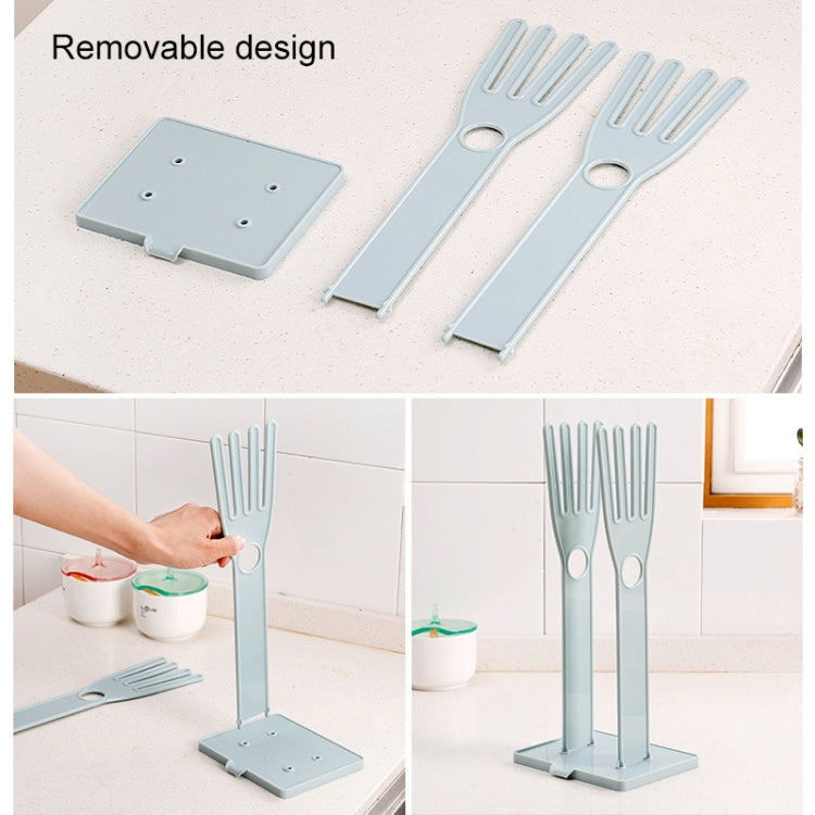 Égouttoir à Gants Portable, Support de Rangement de Cuisine, Égouttoir de Drainage de Bureau