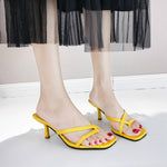 Sandales à talons aiguilles à bout pointu pour femmes à la mode, tailles 34, 35, 36, 37, 38, 39