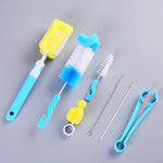 Lot de 7 brosses de nettoyage pour biberon et paille