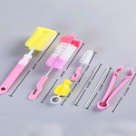 Lot de 7 brosses de nettoyage pour biberon et paille
