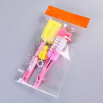 Lot de 7 brosses de nettoyage pour biberon et paille