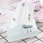 Serviette en papier à imprimé ménager cartoon coloré, livraison couleur aléatoire, papier cartoon