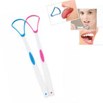 2 PCS grattoir pour nettoyage du revêtement de la langue pour éliminer la mauvaise haleine, brosse à langue, couleur aléatoire