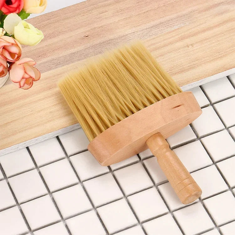 Dépoussiéreur professionnel doux pour cou et visage Brosse de nettoyage des cheveux Outil de coiffure de salon