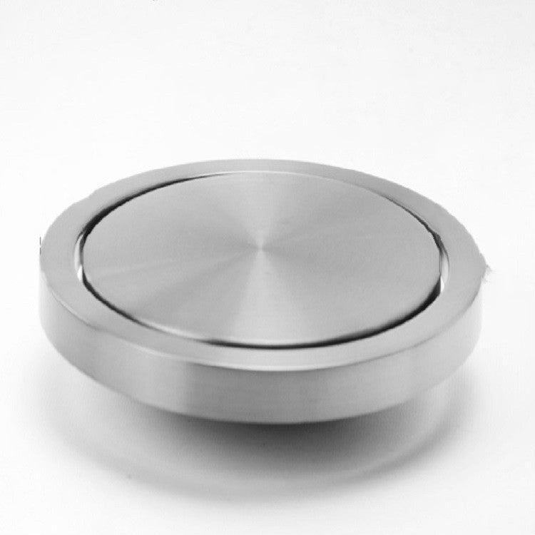 Couvercle de poubelle encastrée en acier inoxydable, rond brossé de 20 cm de diamètre, rond miroir de 24,5 cm de diamètre, carré de 16,2x22,7 cm