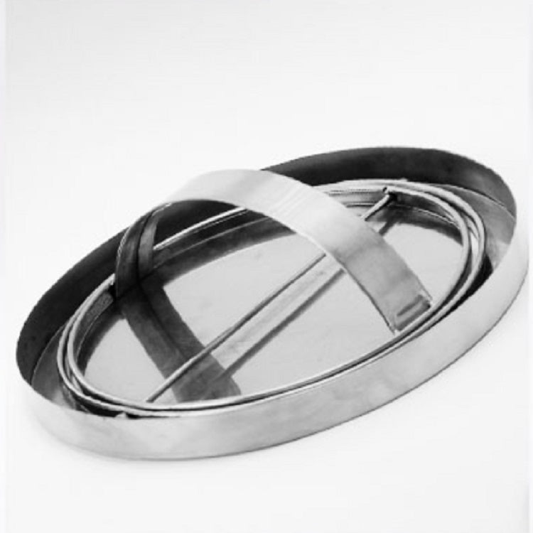 Couvercle de poubelle encastrée en acier inoxydable, rond brossé de 20 cm de diamètre, rond miroir de 24,5 cm de diamètre, carré de 16,2x22,7 cm