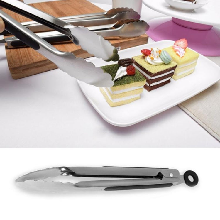 Pince de cuisine en acier inoxydable avec manche en silicone pour aliments et viande, 9, 12, 14 et 16 pouces