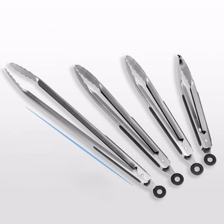 Pince de cuisine en acier inoxydable avec manche en silicone pour aliments et viande, 9, 12, 14 et 16 pouces