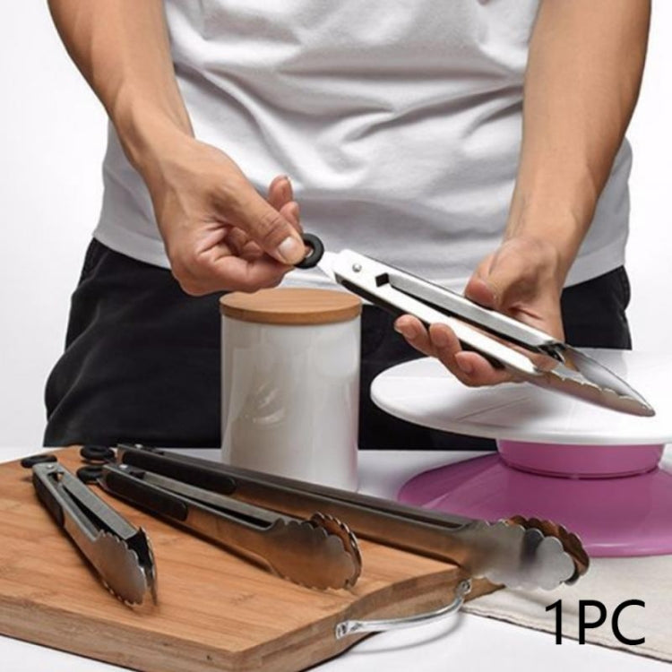 Pince de cuisine en acier inoxydable avec manche en silicone pour aliments et viande, 9, 12, 14 et 16 pouces