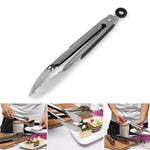 Pince de cuisine en acier inoxydable avec manche en silicone pour aliments et viande, 9, 12, 14 et 16 pouces