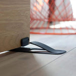 Butoir de porte multifonction innovant à ressort, support de cale de porte de style simple, butoir de porte à ressort noir, butoir de porte à ressort bleu