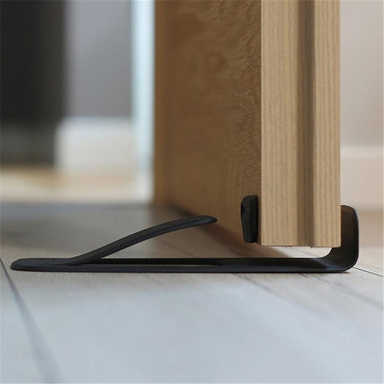 Butoir de porte multifonction innovant à ressort, support de cale de porte de style simple, butoir de porte à ressort noir, butoir de porte à ressort bleu