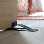 Butoir de porte multifonction innovant à ressort, support de cale de porte de style simple, butoir de porte à ressort noir, butoir de porte à ressort bleu