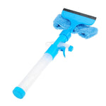 Raclette de nettoyage multifonctionnelle double face, outil ménager, brosse à pulvérisation d'eau, raclette à verre, nettoyeur, raclette de nettoyage