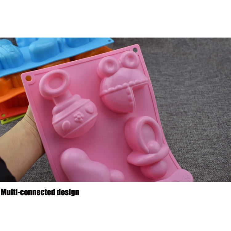 Moule de cuisson en silicone pour bébé, forme jouets, gelée, pudding, chocolat, décoration de gâteaux, livraison couleur aléatoire, forme jouets pour bébé
