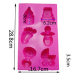 Moule de cuisson en silicone pour bébé, forme jouets, gelée, pudding, chocolat, décoration de gâteaux, livraison couleur aléatoire, forme jouets pour bébé