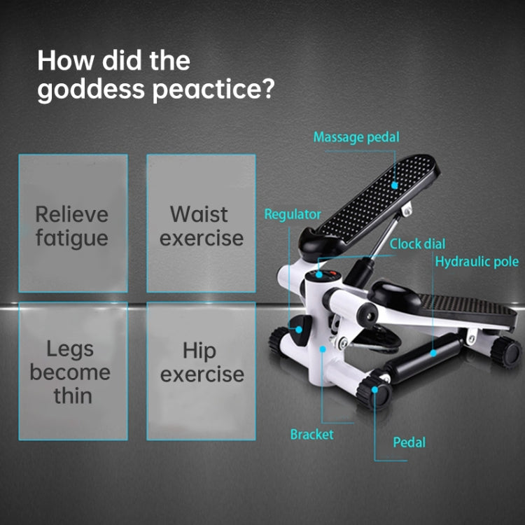 Stepper fitness mini hydraulique silencieux multifonction pour la maison, sans corde