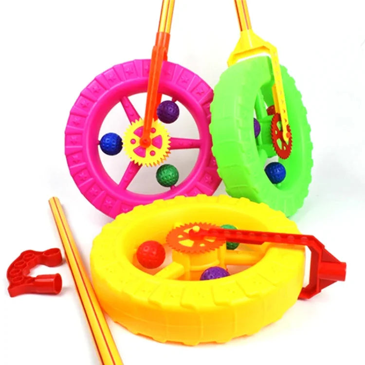 Jouets chariot, trotteur bébé à roue unique, livraison couleur aléatoire, Pousseur à roue unique