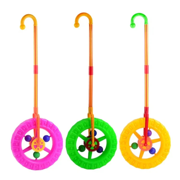 Jouets chariot, trotteur bébé à roue unique, livraison couleur aléatoire, Pousseur à roue unique