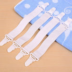 4 PCS Pinces élastiques antidérapantes pour draps, pinces pour draps