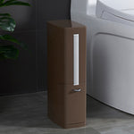 Poubelle de salle de bain et brosse WC - Ensemble de rangement pour poubelle de toilettes