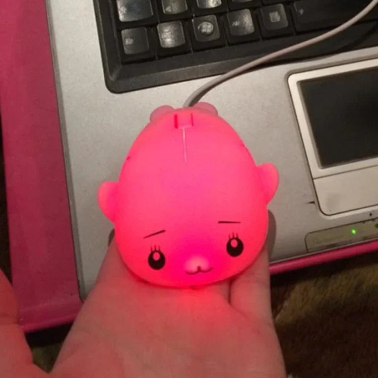 Souris Fille Mignonne de Dessin Animé Filaire pour Ordinateur Portable Bureau Maison