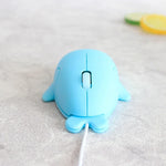 Souris Fille Mignonne de Dessin Animé Filaire pour Ordinateur Portable Bureau Maison