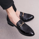 Chaussures pointues style britannique polyvalentes chaussures décontractées à enfiler pour hommes, 38, 39, 40, 41, 42, 43, 44