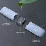 Étui de rangement portable pour brosse à dents et dentifrice de voyage, étui de rangement