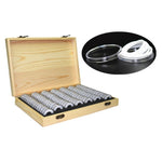 100 boîtes de protection pour pièces commémoratives, boîte de rangement pour pièces de collection