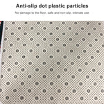 Tapis de sol antidérapant absorbant en flanelle pour toilettes de salle de bain à motif série marine, 46x76cm, 50x80cm