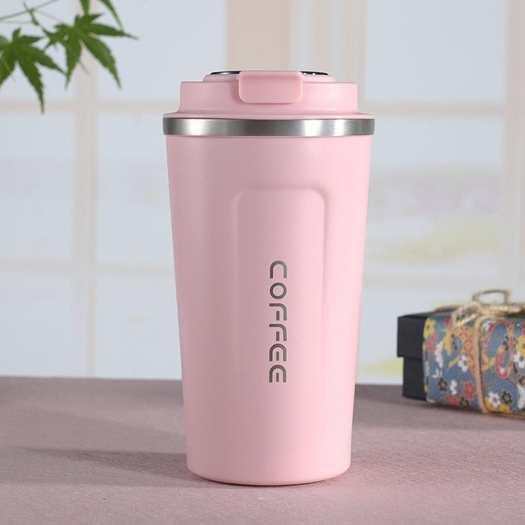 Mug à café double paroi en acier inoxydable 304 Smart Version, mug isotherme de voyage pour voiture, 380 ml blanc, 380 ml noir, 380 ml vert, 380 ml bleu, 380 ml rose, 510 ml blanc, 510 ml noir, 510 ml vert, 510 ml bleu, 510 ml rose