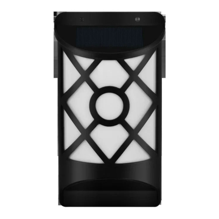 Lampe murale de jardin solaire flamme, projecteur d'extérieur, lampe d'induction pour pelouse et paysage urbain, 66 LED