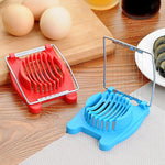 2 couteaux à œufs multifonctionnels en acier inoxydable pour œufs durs, outils de coupe fantaisie pour la cuisine