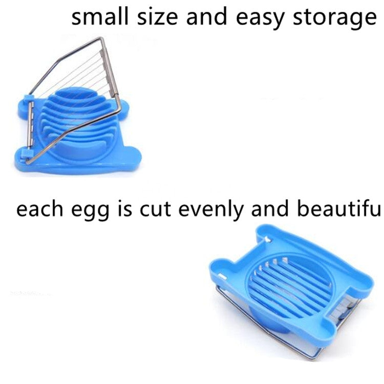 2 couteaux à œufs multifonctionnels en acier inoxydable pour œufs durs, outils de coupe fantaisie pour la cuisine