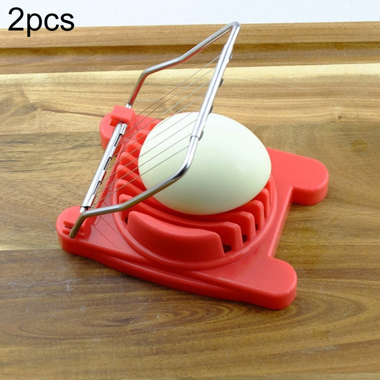 2 couteaux à œufs multifonctionnels en acier inoxydable pour œufs durs, outils de coupe fantaisie pour la cuisine