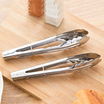 3 pinces de cuisine en acier inoxydable de 9 pouces pour pain et barbecue, pinces de cuisine pour pain et barbecue