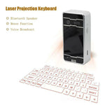 JHP – Meilleur clavier et souris virtuels laser portables, haut-parleur de projection laser Bluetooth sans fil