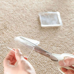 4 tampons en silicone transparents anti-vibrations et antidérapants pour machine à laver, tampons amortisseurs en silicone