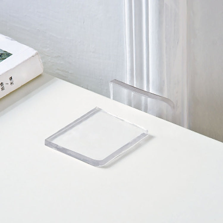 4 tampons en silicone transparents anti-vibrations et antidérapants pour machine à laver, tampons amortisseurs en silicone