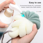 Boule de Douche Suspendue Portable, Douce et Moussante, Boule de Massage Exfoliante pour le Corps, Brosse de Bain