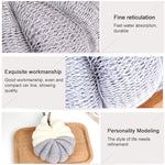 Boule de Douche Suspendue Portable, Douce et Moussante, Boule de Massage Exfoliante pour le Corps, Brosse de Bain