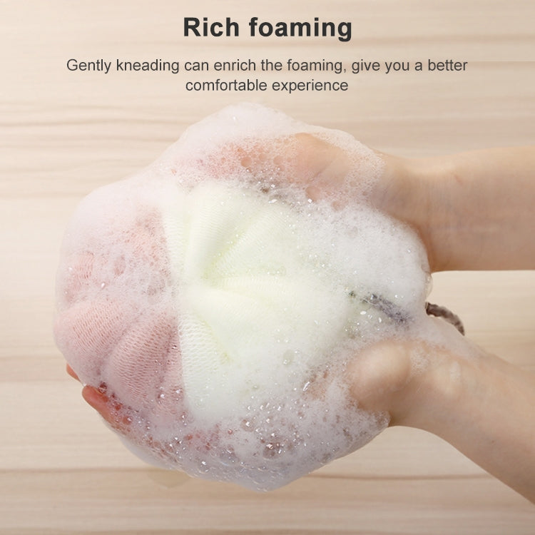 Boule de Douche Suspendue Portable, Douce et Moussante, Boule de Massage Exfoliante pour le Corps, Brosse de Bain