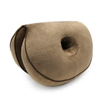 Coussin Multifonctionnel en Mousse à Mémoire de Forme Double Confort pour Siège, Rehausseur de Hanches, Coussin en Latex pour Beau Fessier
